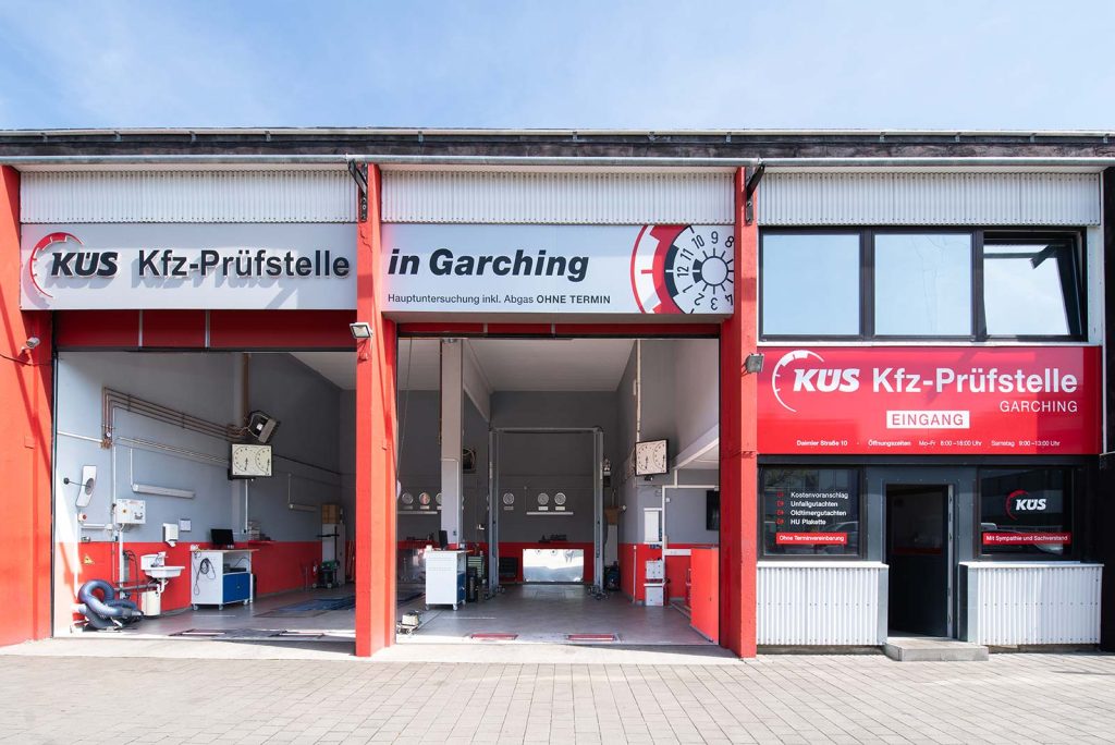 Außenansicht der Prüfstelle Garching