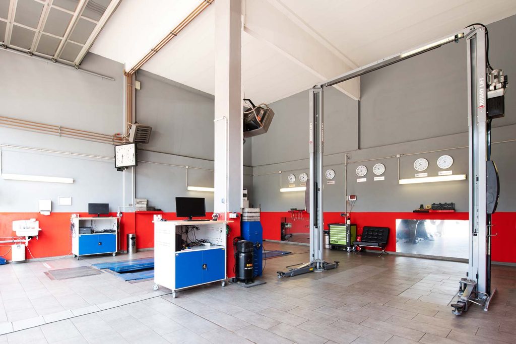 Innenansicht der Prüfstelle Garching