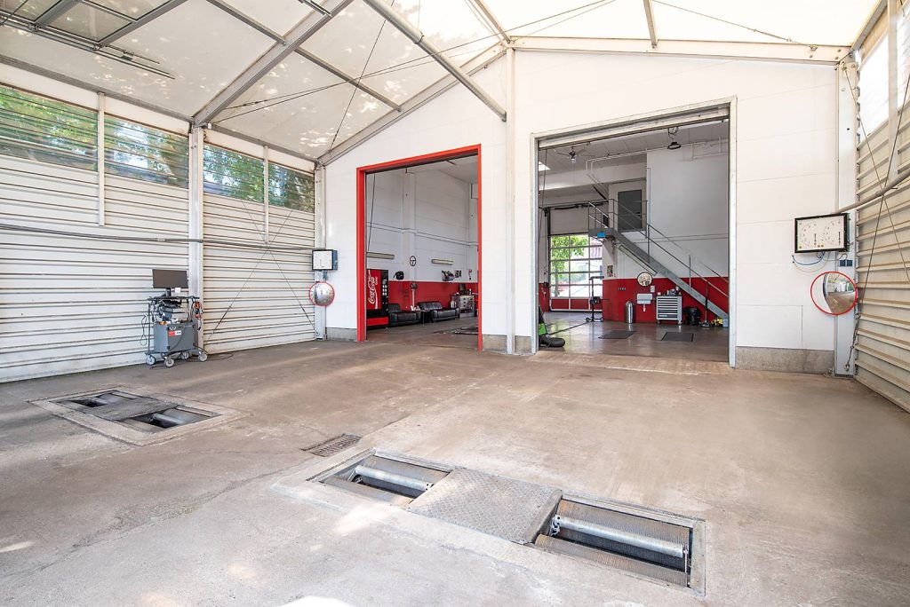 Innenansicht der Prüfstelle Am Moosfeld