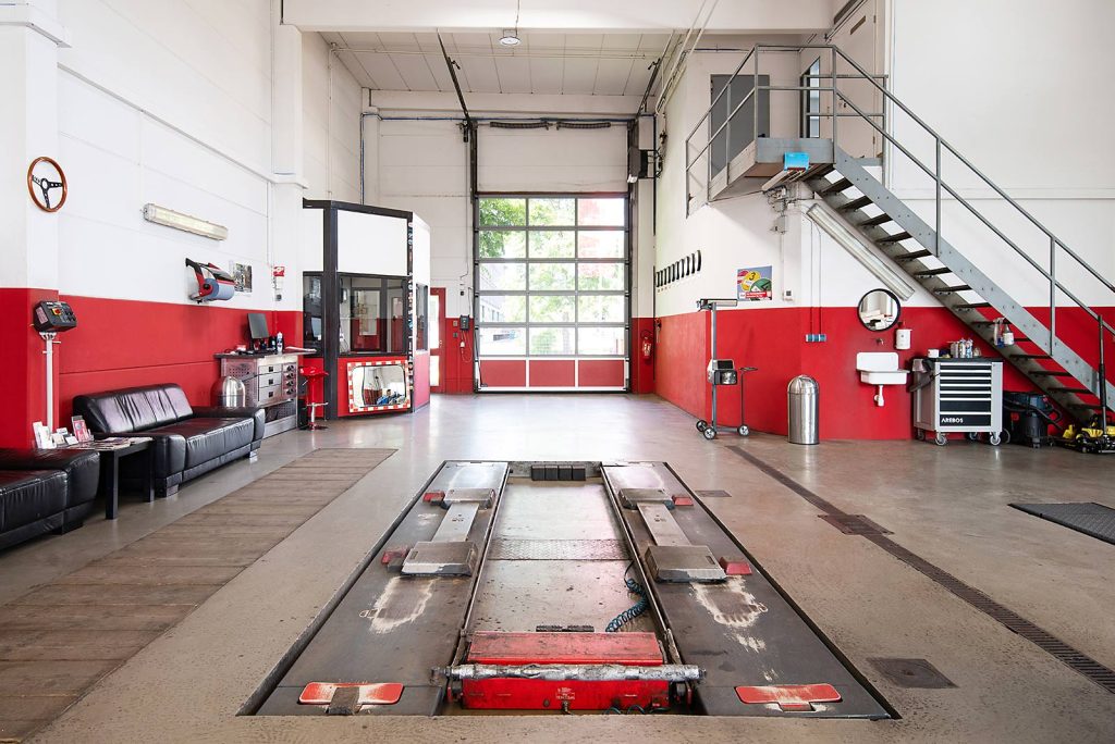 Innenansicht der Prüfstelle Am Moosfeld