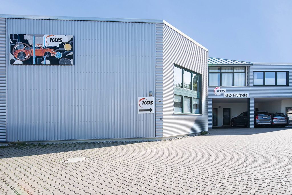 Außenansicht der Prüfstelle Dachau