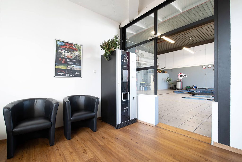 Wartebereich der Prüfstelle Dachau