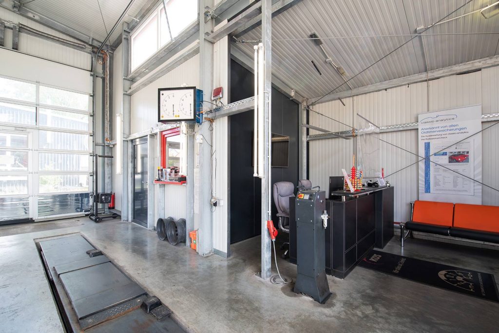 Innenansicht der Prüfstelle Freising