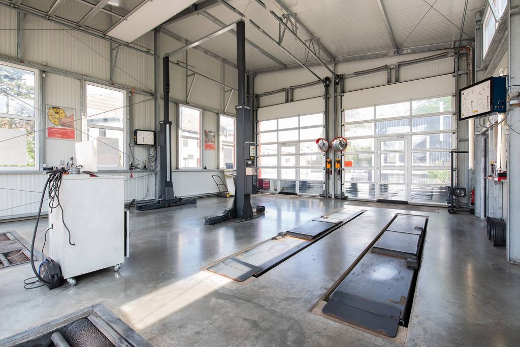 Innenansicht der Prüfstelle Freising