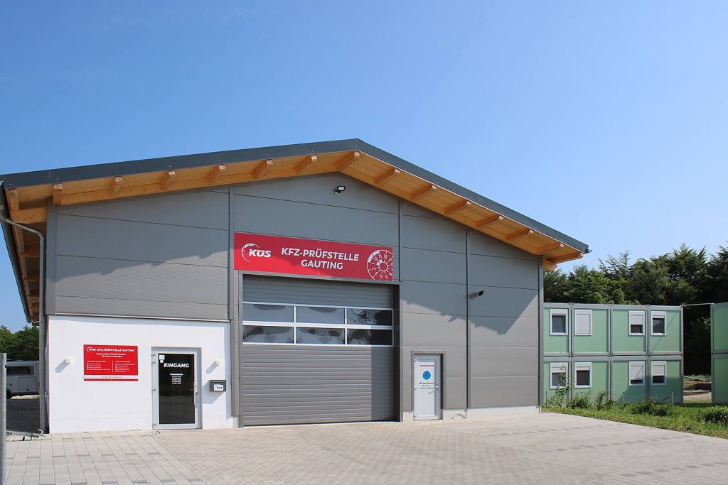 Außenansicht der Prüfstelle Gauting