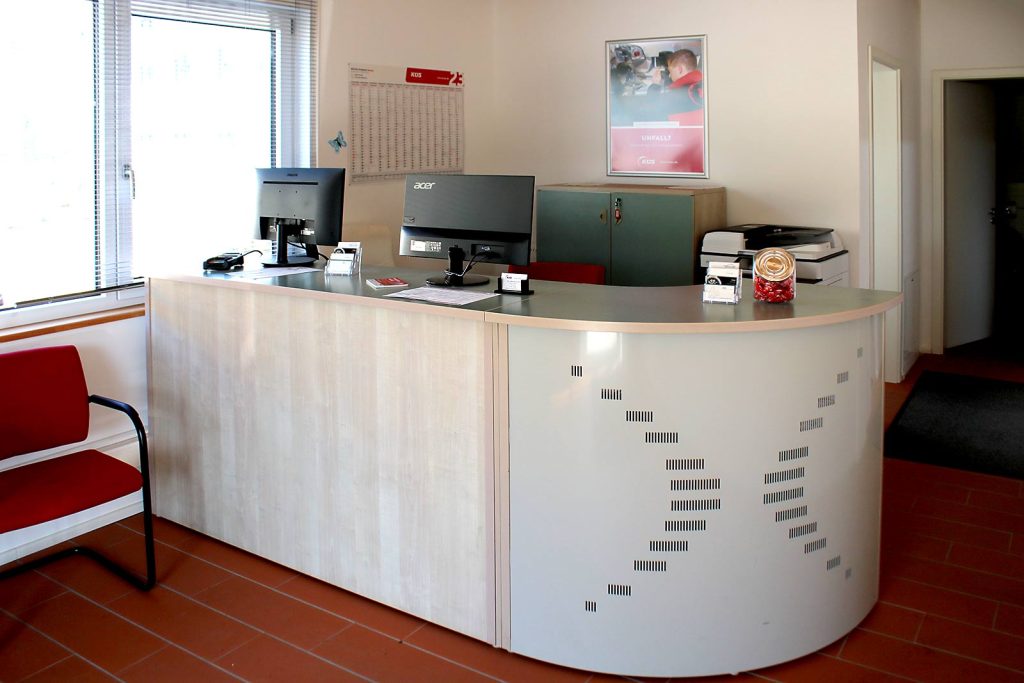 Empfangsbereich der Prüfstelle Gauting