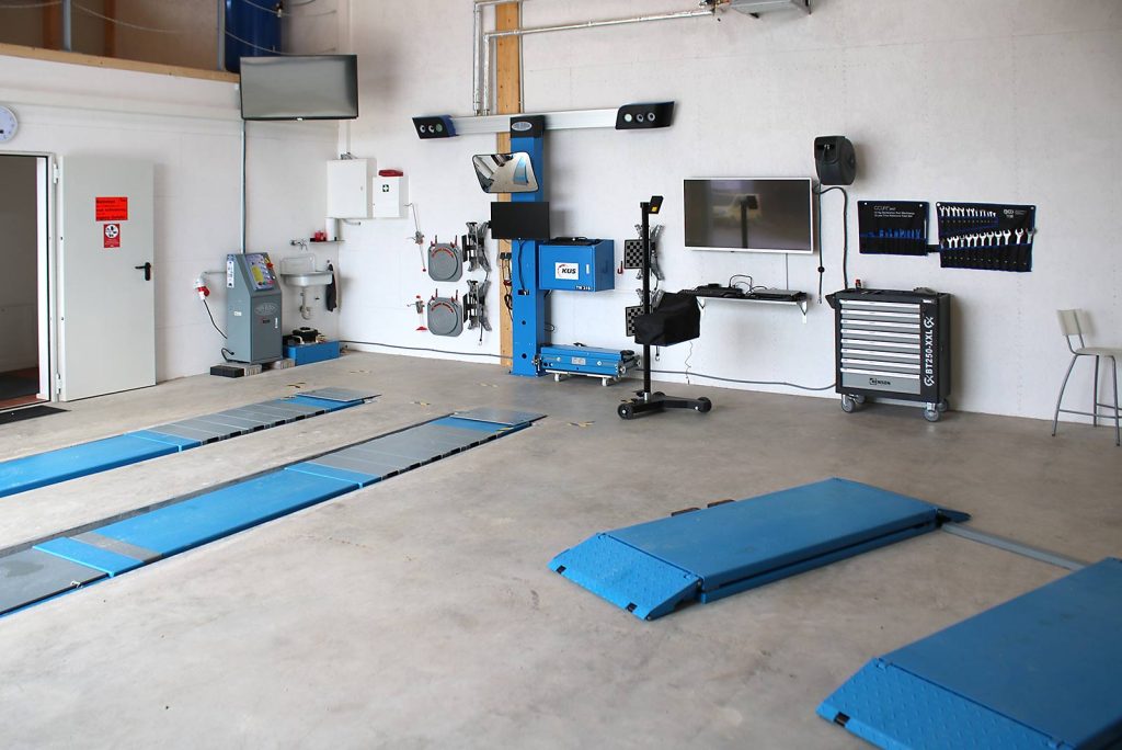 Innenansicht der Prüfstelle Gauting