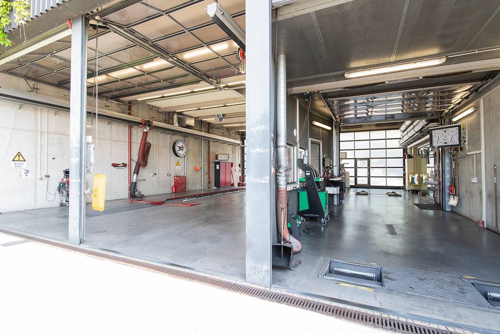 Innenansicht der Prüfstelle München Nord