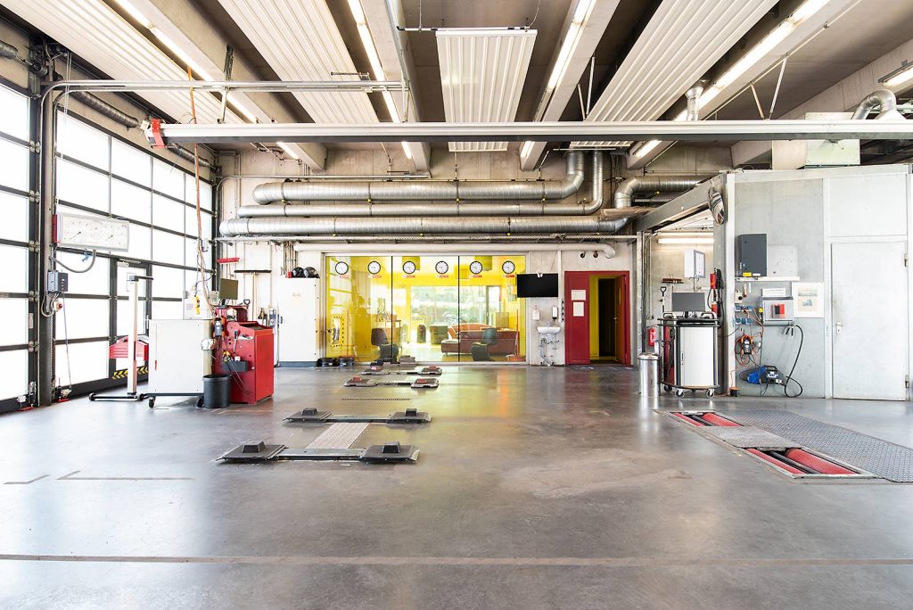 Innenansicht der Prüfstelle München Nord