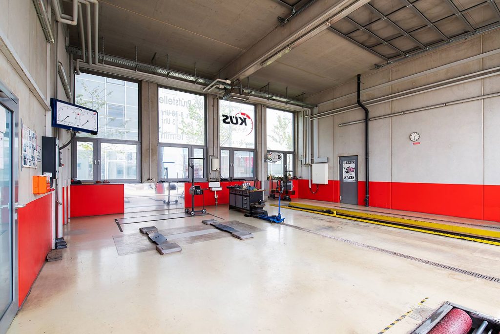 Innenansicht der Prüfstelle München West