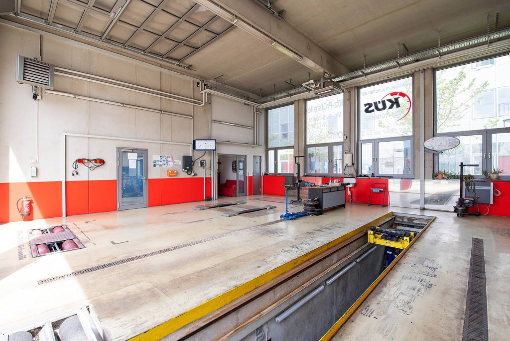 Innenansicht der Prüfstelle München West