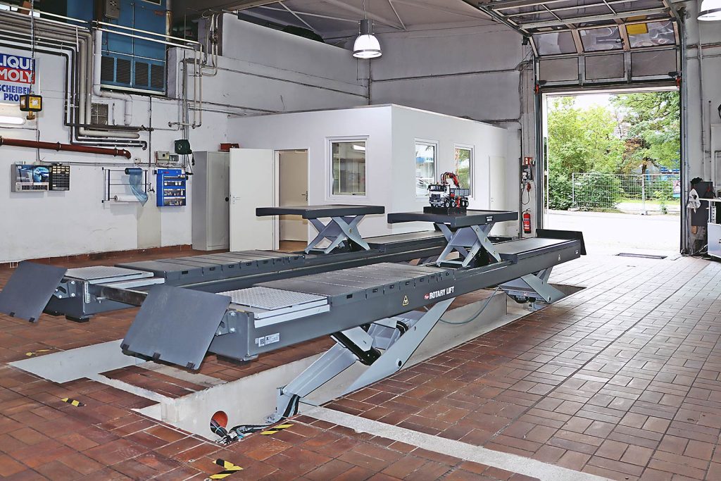 Innenansicht der Prüfstelle Ottobrunn