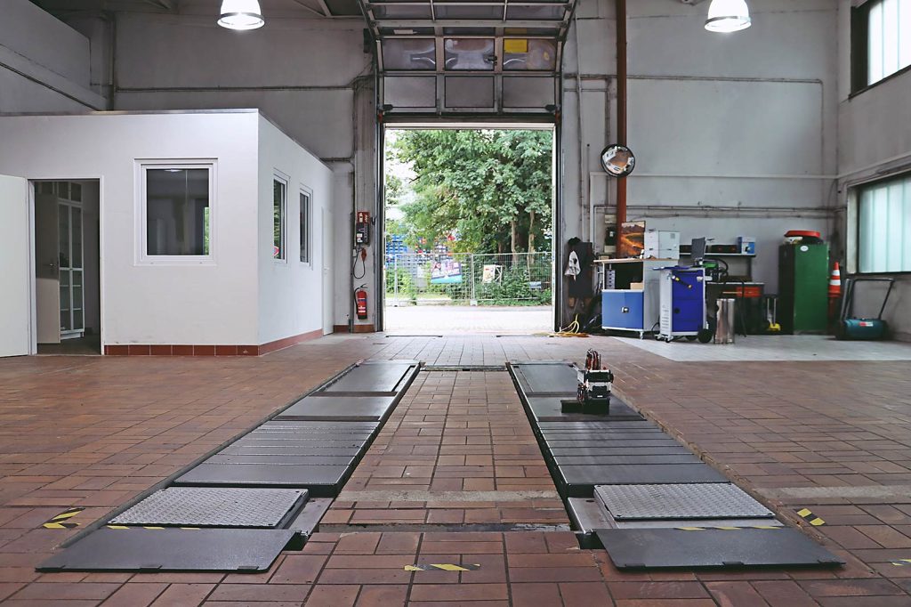 Innenansicht der Prüfstelle Ottobrunn