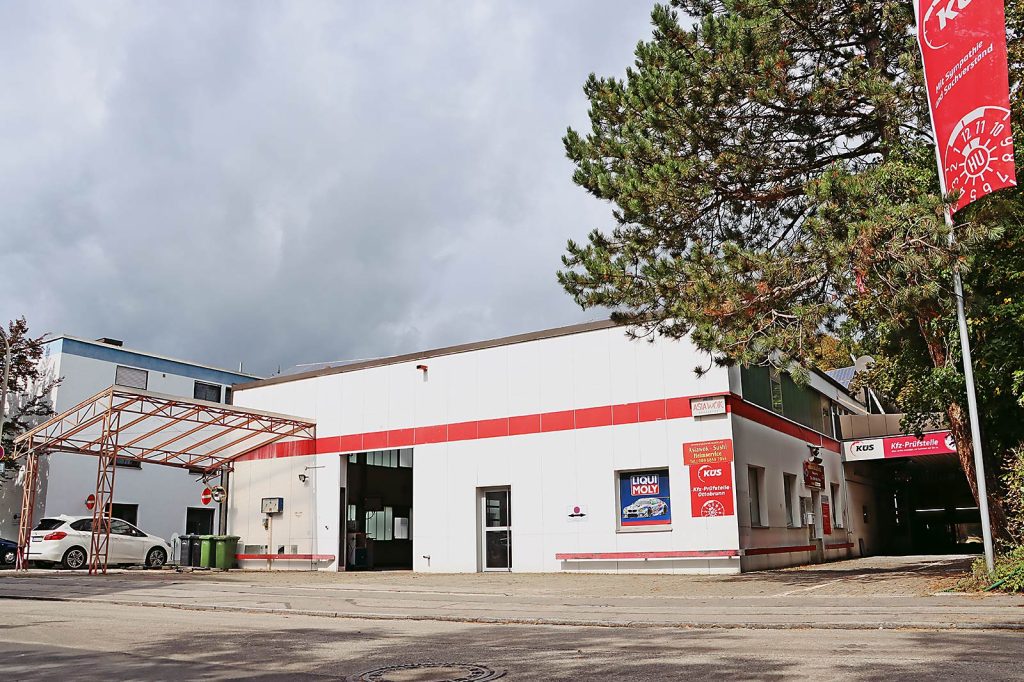 Außenansicht der Prüfstelle Ottobrunn