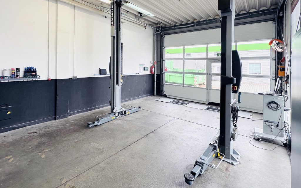 Innenansicht der Prüfstelle Neufahrn